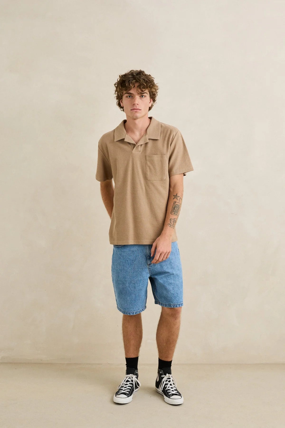 RHYTHM VINTAGE TERRY POLO – INCENSE