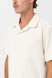VINTAGE TERRY POLO - NATURAL