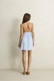 RHYTHM VISTA STRIPE MINI DRESS – BLUE