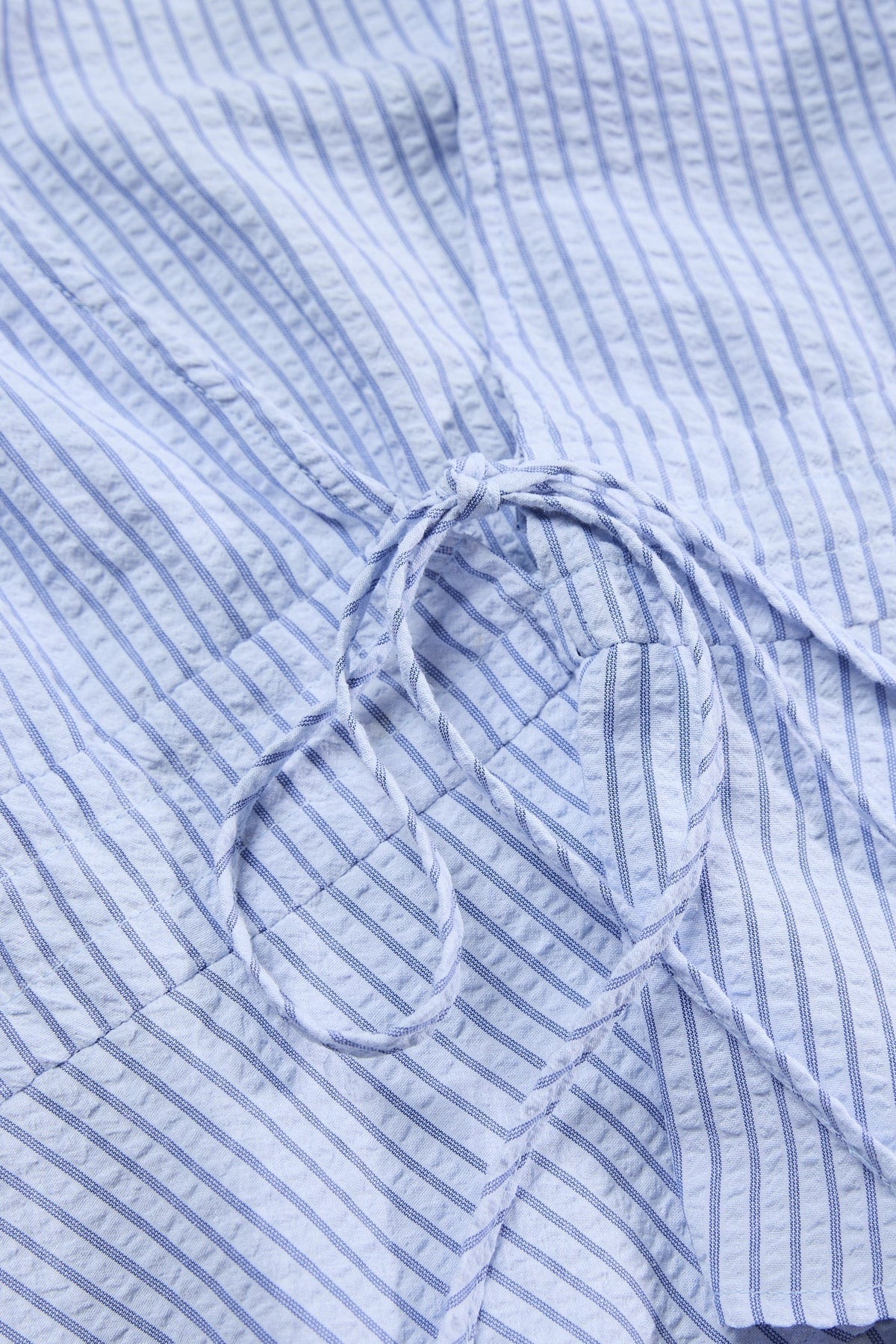 RHYTHM VISTA STRIPE TIE FRONT TOP - BLUE
