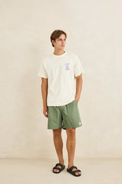 RHYTHM WORN PATH RIPSTOP JAM SHORTS - OLIVE