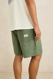 RHYTHM WORN PATH RIPSTOP JAM SHORTS - OLIVE