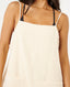 RIP CURL ALOHA STATE TERRY ROMPER WOMENS CASUAL SUMMER PLAYSUIT – OFF WHITE
