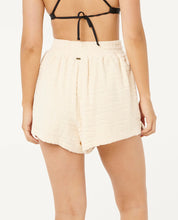 RIP CURL ALOHA STATE TERRY SHORT WOMENS CASUAL SUMMER WEAR – OFF WHITE