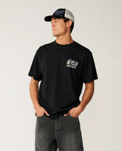 RIP CURL ARCHIVE RIPPED LOOSE TEE - BLACK