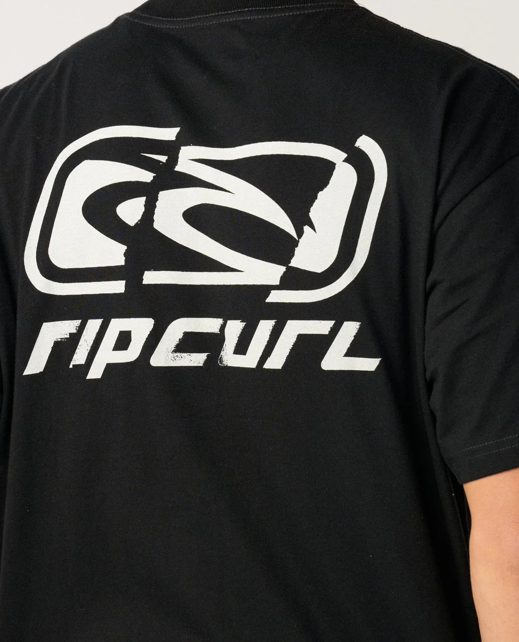 RIP CURL ARCHIVE RIPPED LOOSE TEE - BLACK