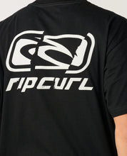 RIP CURL ARCHIVE RIPPED LOOSE TEE - BLACK