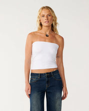 RIP CURL ARCHIVE SCRIPT BANDEAU TOP - WHITE