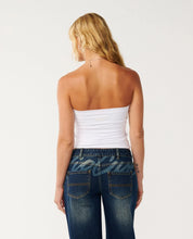 RIP CURL ARCHIVE SCRIPT BANDEAU TOP - WHITE