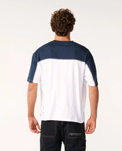 RIP CURL ARCHIVE THRASHED PANEL TEE - WHITE