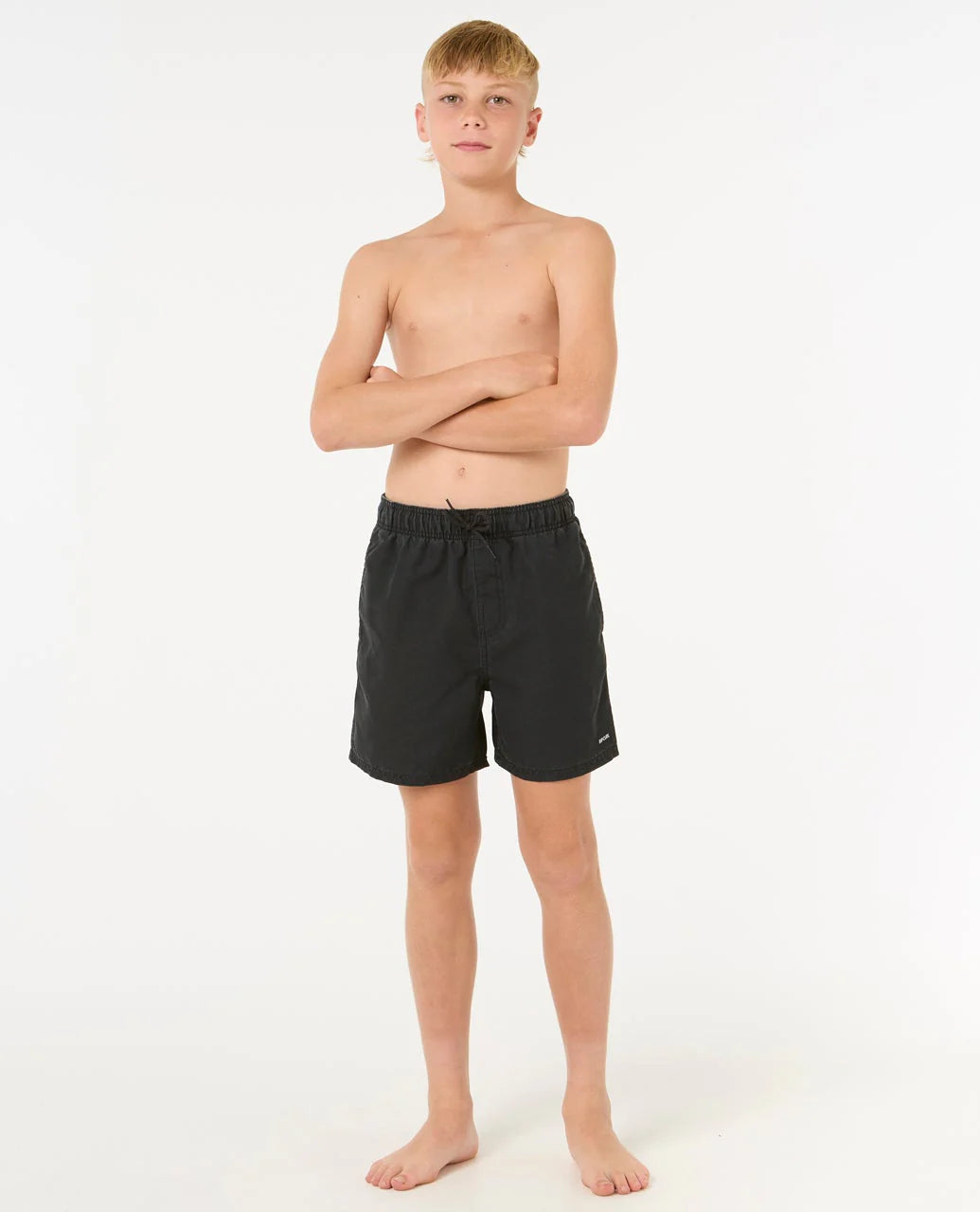 RIP CURL BONDI VOLLEY BOARDSHORT - KIDS (BLACK)