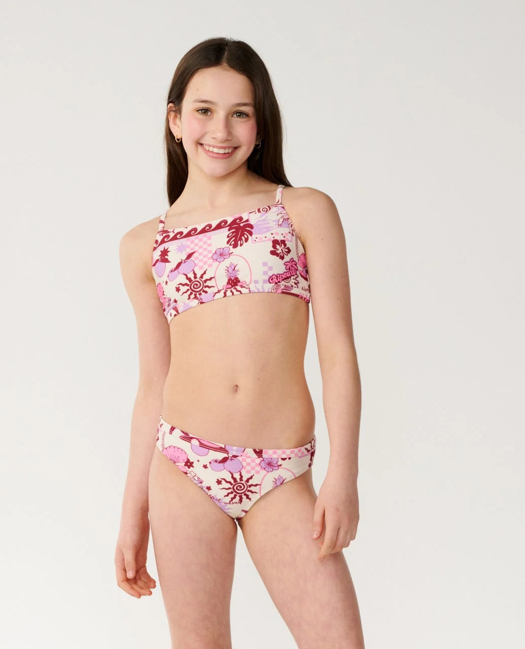 RIP CURL COSTA DEL SOL 3 PIECE SWIM SET – KIDS – LILAC