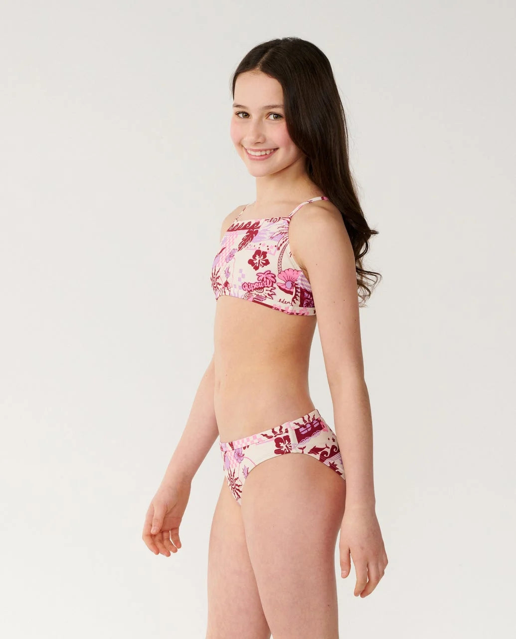 RIP CURL COSTA DEL SOL 3 PIECE SWIM SET – KIDS – LILAC