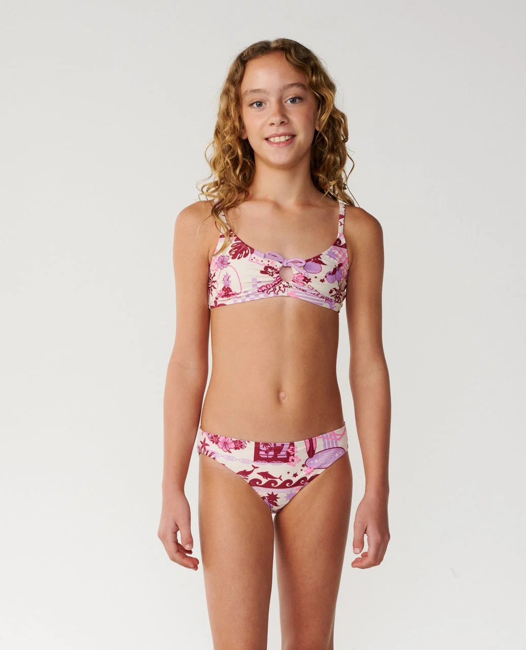 RIP CURL COSTA DEL SOL BIKINI SET – KIDS – LILAC