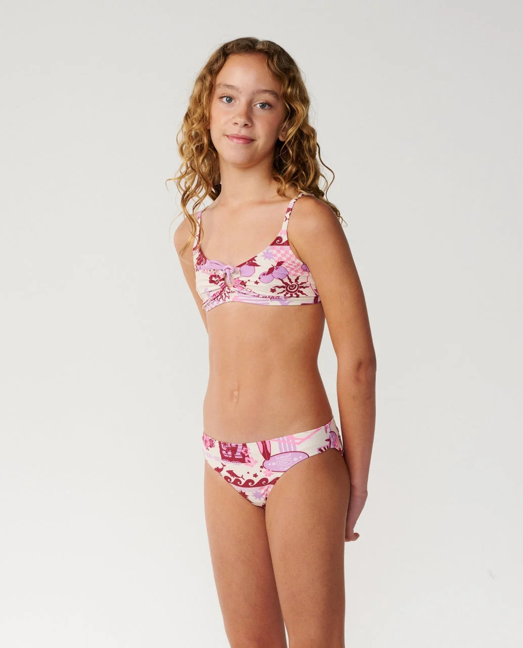 RIP CURL COSTA DEL SOL BIKINI SET – KIDS – LILAC