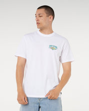RIP CURL DAZED AND TUBED TEE MENS CASUAL SURF T-SHIRT – WHITE
