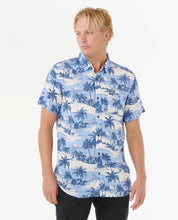 RIP CURL DREAMER BARREL KILLA SHORT SLEEVE SHIRT – MENS SUMMER BUTTON-UP SKY BLUE