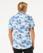 RIP CURL DREAMER BARREL KILLA SHORT SLEEVE SHIRT – MENS SUMMER BUTTON-UP SKY BLUE