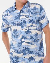 RIP CURL DREAMER BARREL KILLA SHORT SLEEVE SHIRT – MENS SUMMER BUTTON-UP SKY BLUE