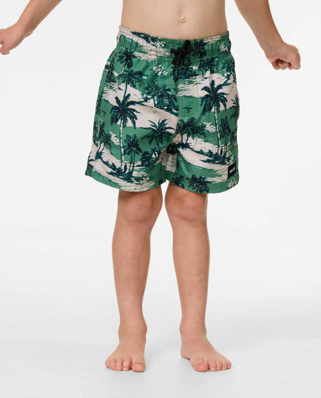 RIP CURL DREAMERS VOLLEY – KIDS LIGHTWEIGHT SUMMER SHORTS IN LEAF GREEN