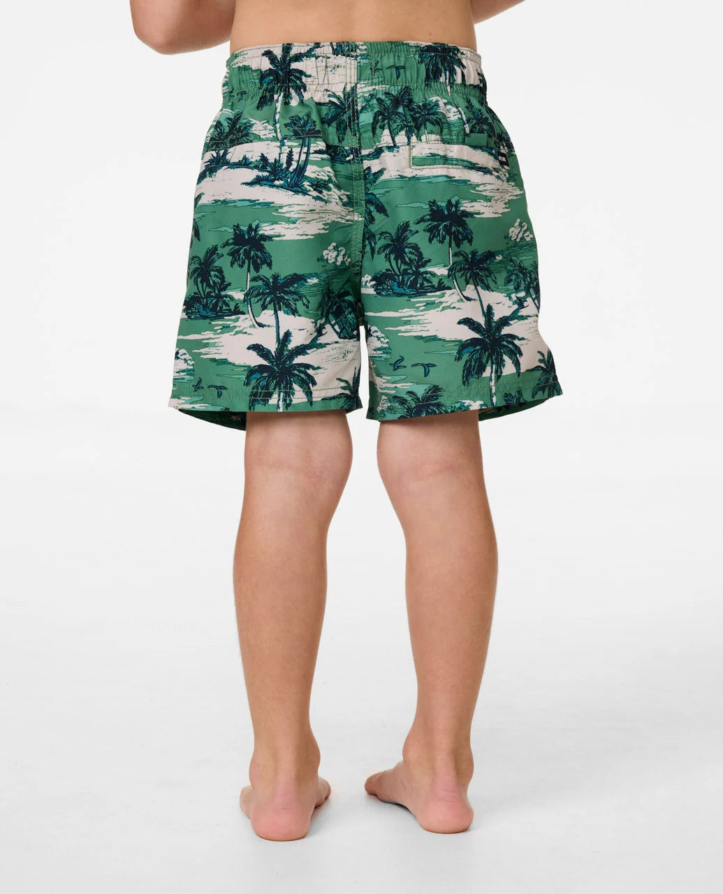RIP CURL DREAMERS VOLLEY – KIDS LIGHTWEIGHT SUMMER SHORTS IN LEAF GREEN