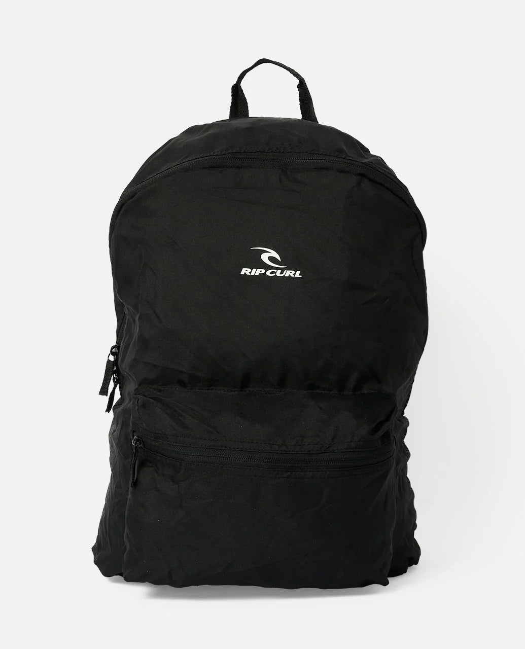 RIP CURL ECO PACKABLE 17L BACKPACK BLACK TRAVEL DAY PACK