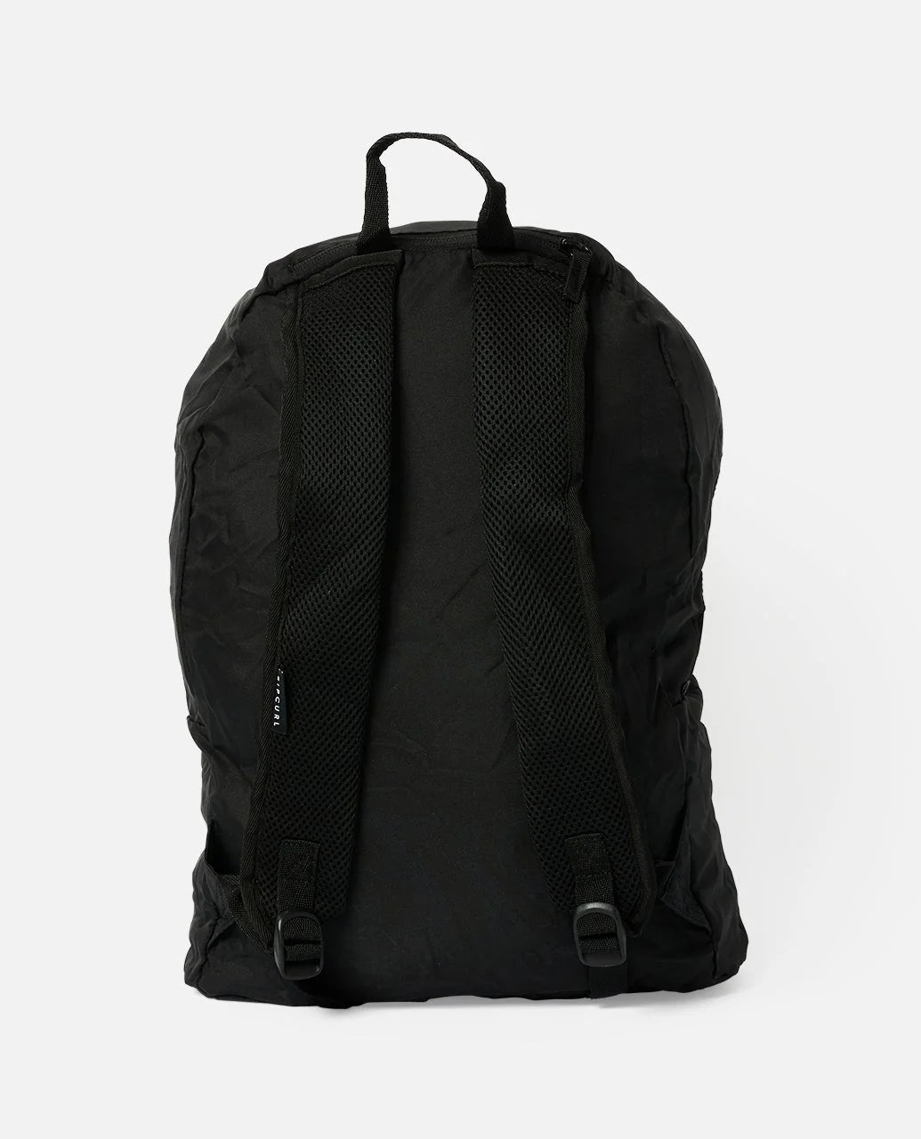 RIP CURL ECO PACKABLE 17L BACKPACK BLACK TRAVEL DAY PACK