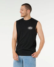 RIP CURL EVERYDAY MUSCLE – MENS SLEEVELESS SURF TANK TOP IN BLACK