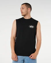 RIP CURL EVERYDAY MUSCLE – MENS SLEEVELESS SURF TANK TOP IN BLACK