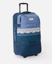 RIP CURL F-LIGHT GLOBAL 100L WHEELED TRAVEL BAG COSMIC KISS NAVY BLUE
