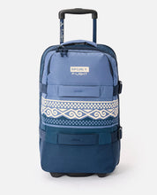 RIP CURL F-LIGHT TRANSIT 45L WHEELED TRAVEL BAG COSMIC KISS NAVY BLUE