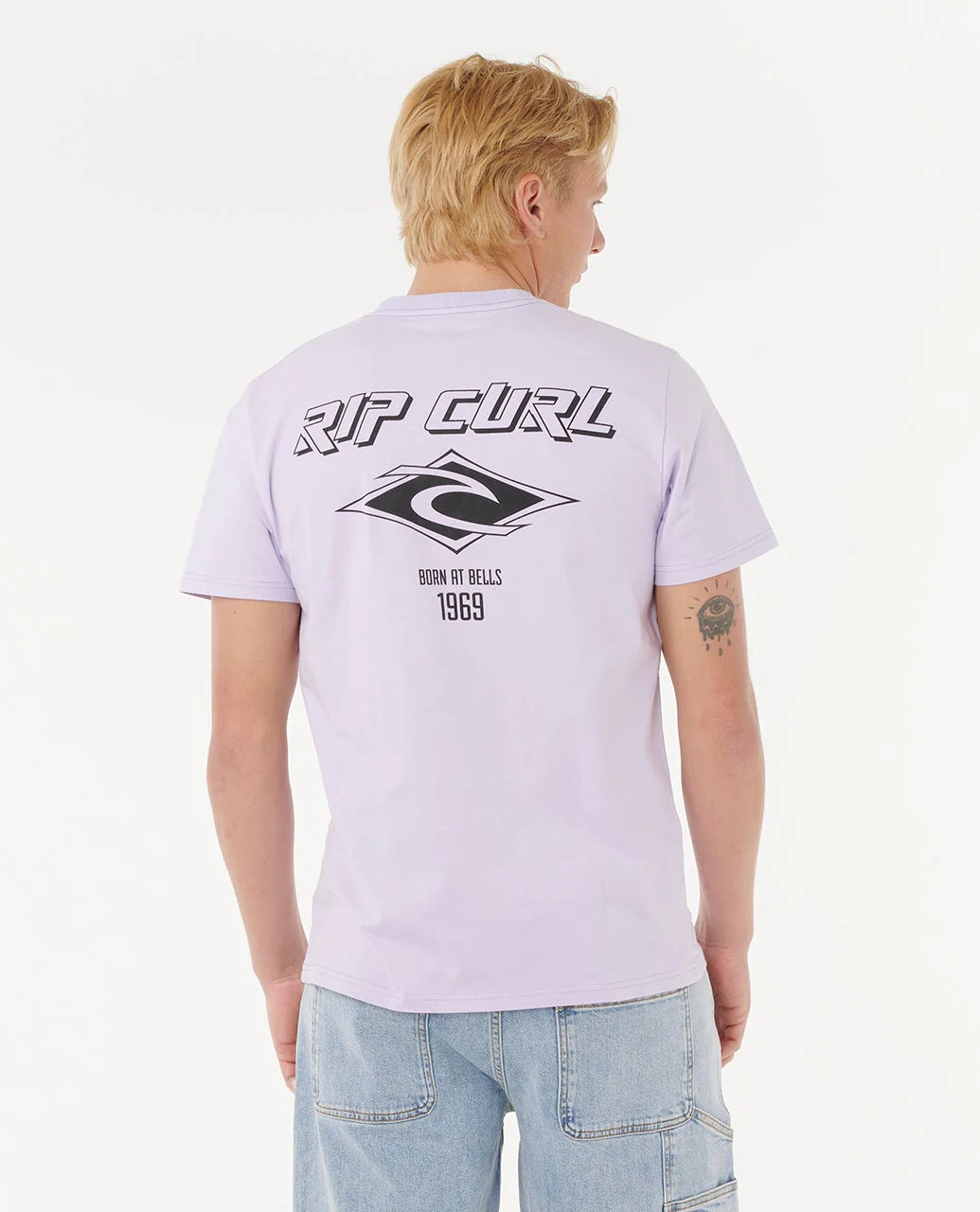 RIP CURL FADE OUT ICON TEE – ICED LAVENDER