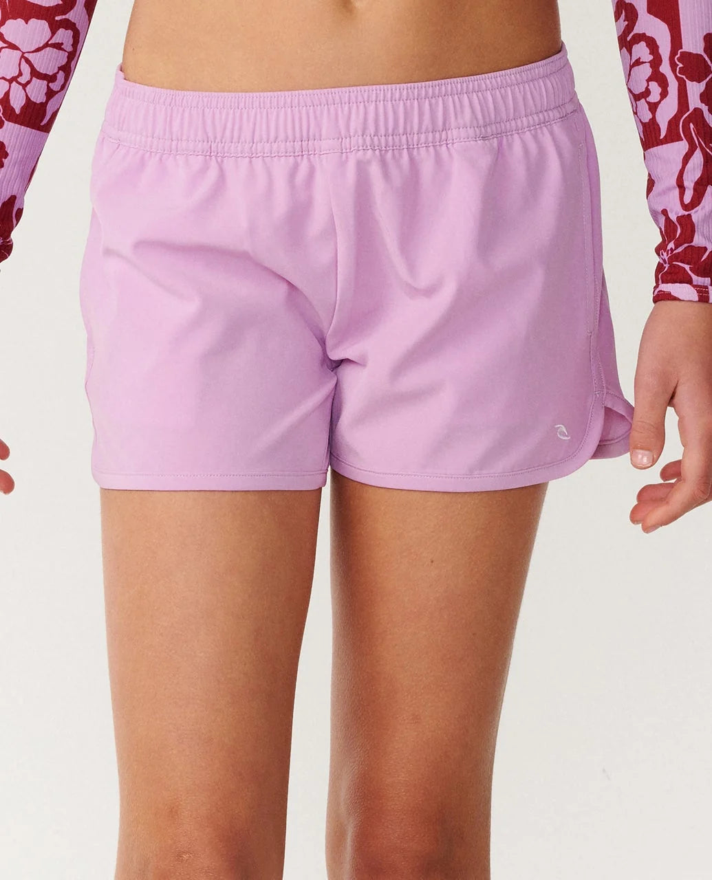 RIP CURL GIRLS SURF ESSENTIALS 3" BOARDSHORT – LILAC
