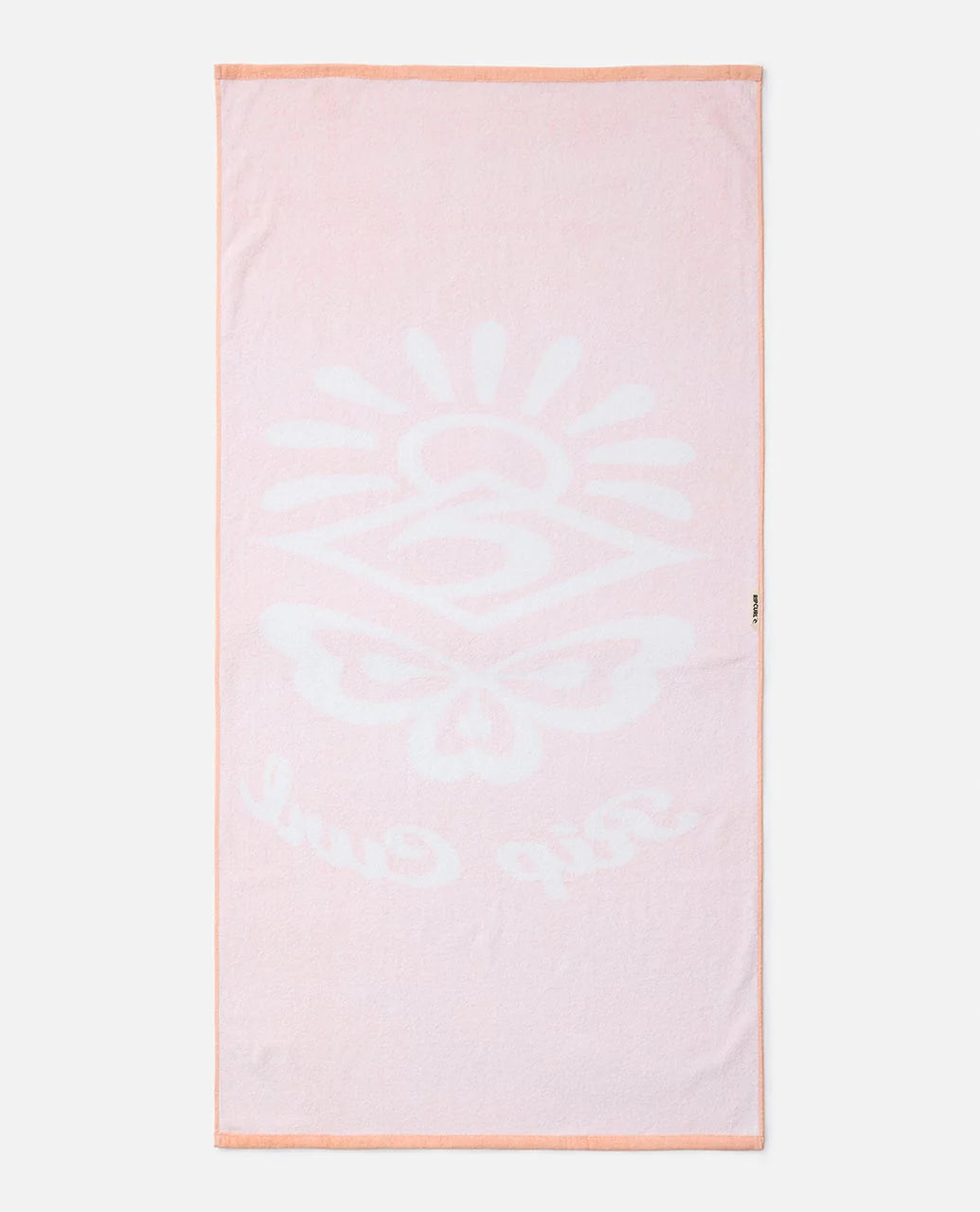 RIP CURL GRAPHIC STANDARD TOWEL – BRIGHT PEACH