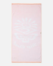 RIP CURL GRAPHIC STANDARD TOWEL – BRIGHT PEACH
