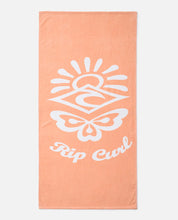 RIP CURL GRAPHIC STANDARD TOWEL – BRIGHT PEACH