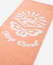 RIP CURL GRAPHIC STANDARD TOWEL – BRIGHT PEACH