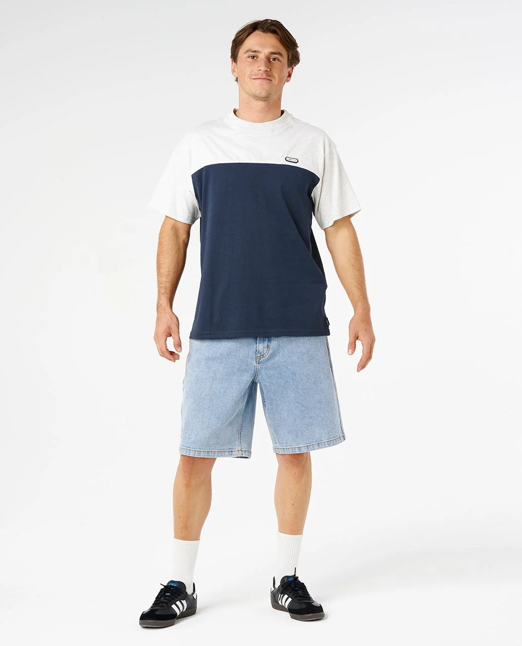 RIP CURL HALFA PANEL BEATER TEE – SPORTS MARLE