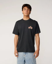 RIP CURL HAZED & TUBED RELAXED TEE – WASHED BLACK