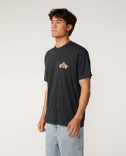 RIP CURL HAZED & TUBED RELAXED TEE – WASHED BLACK
