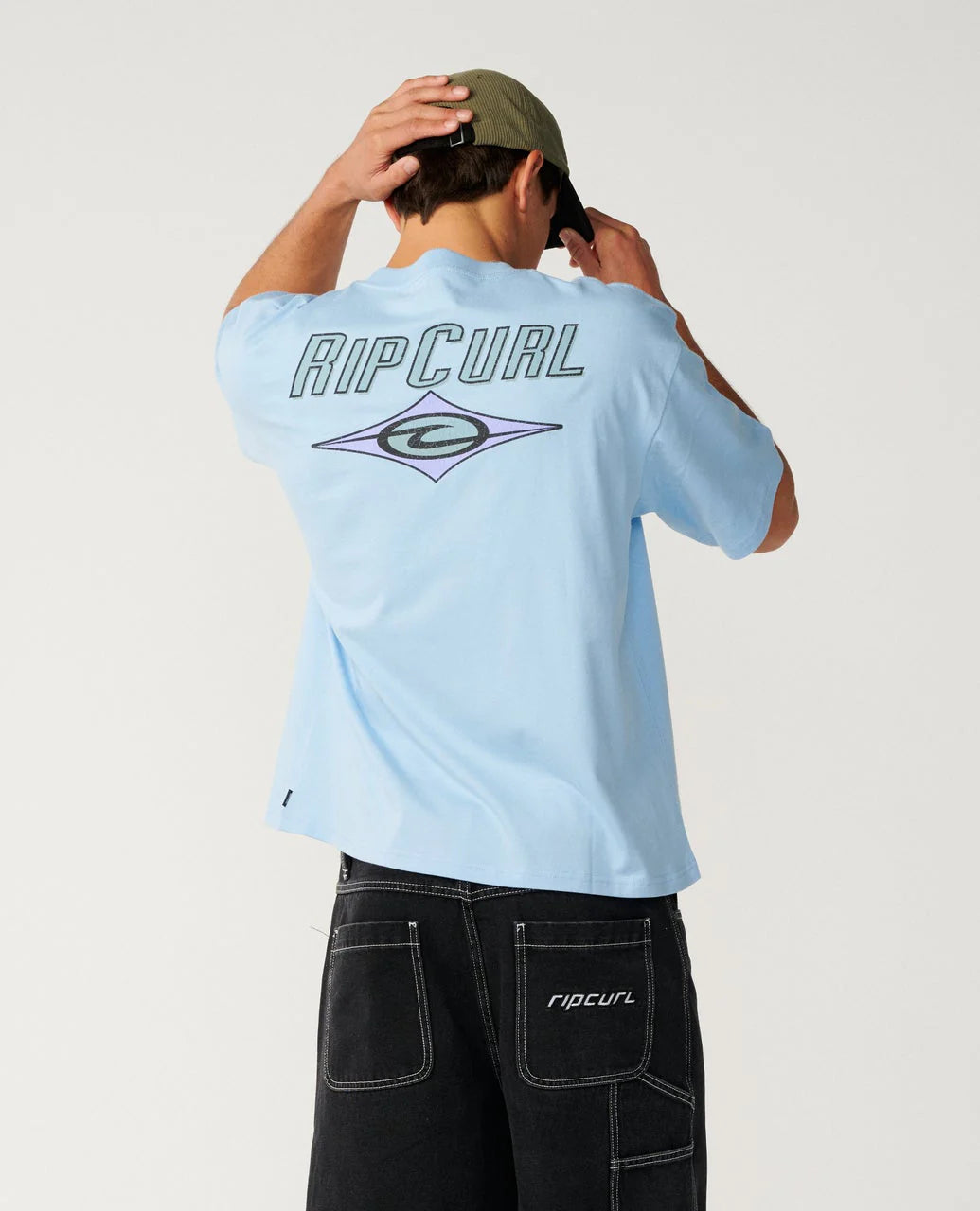 RIP CURL HERITAGE ICON TEE – BLUE BELL