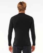 RIP CURL ICONS UPF BRUSHED LONG SLEEVE RASH VEST – BLACK