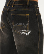 RIP CURL INNER VISIONS DENIM PANT – DARK ACID BLACK