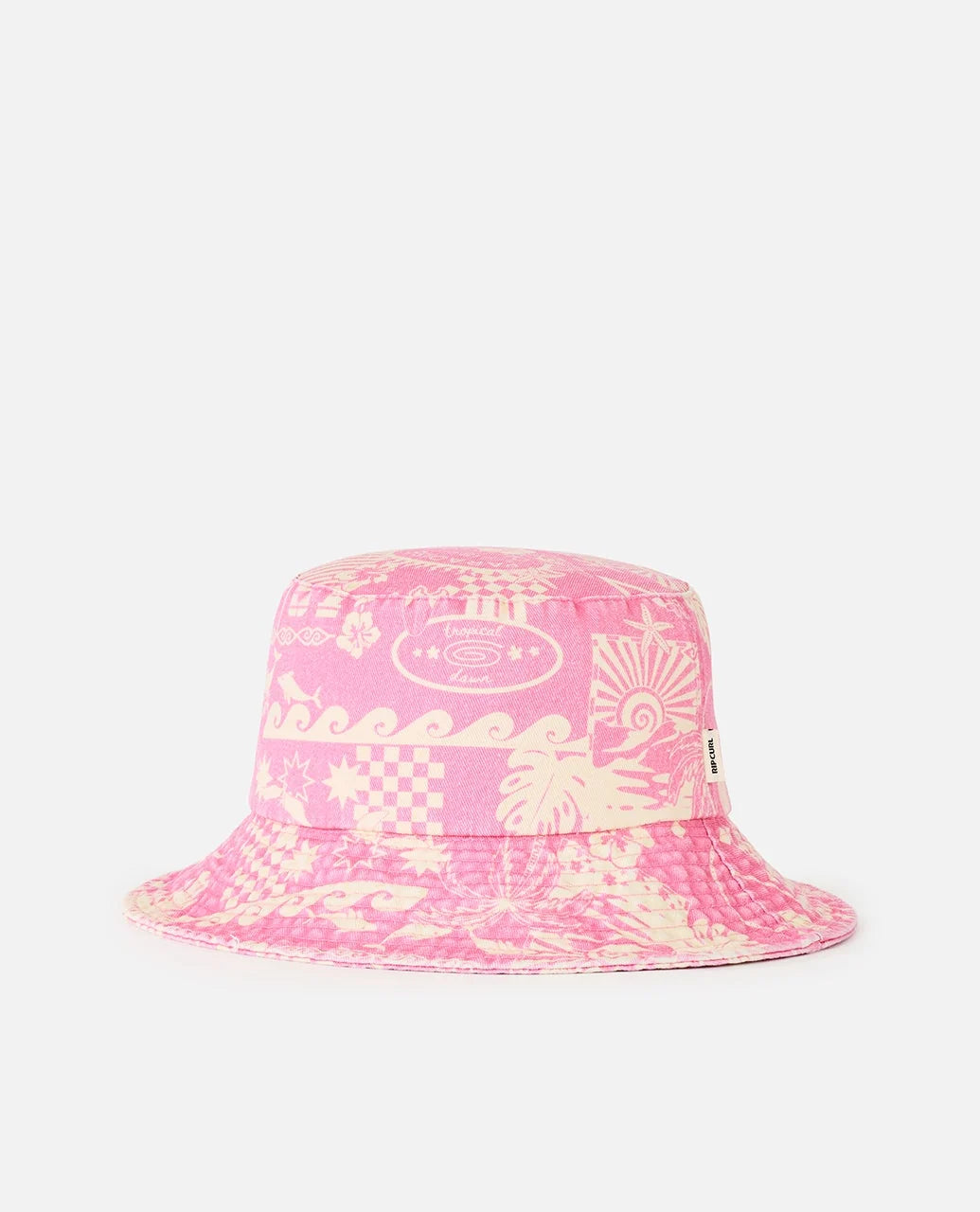 RIP CURL MIXED TWILL BUCKET HAT – KIDS – PINK