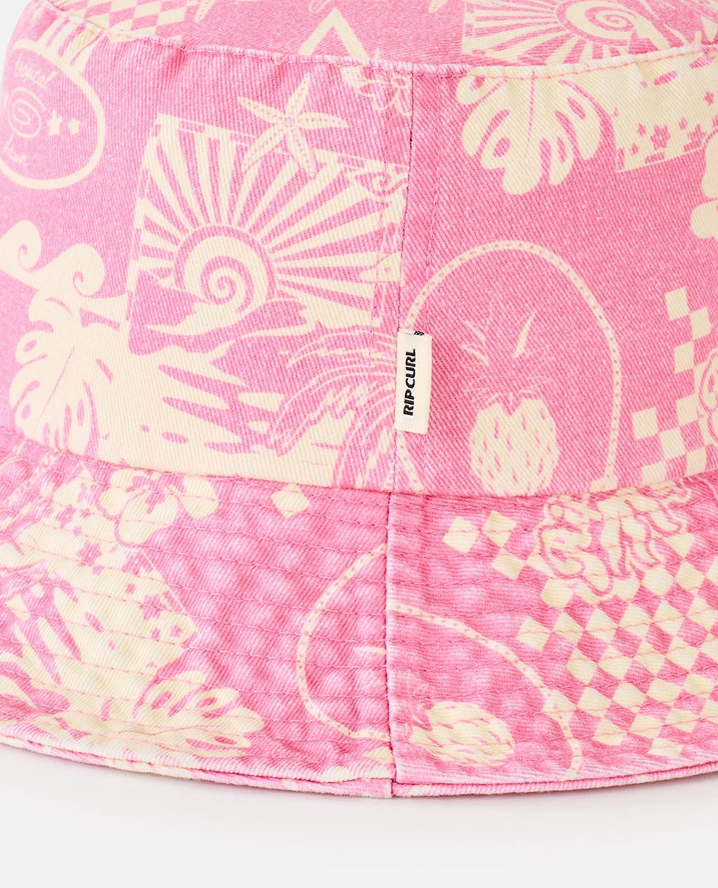 RIP CURL MIXED TWILL BUCKET HAT – KIDS – PINK