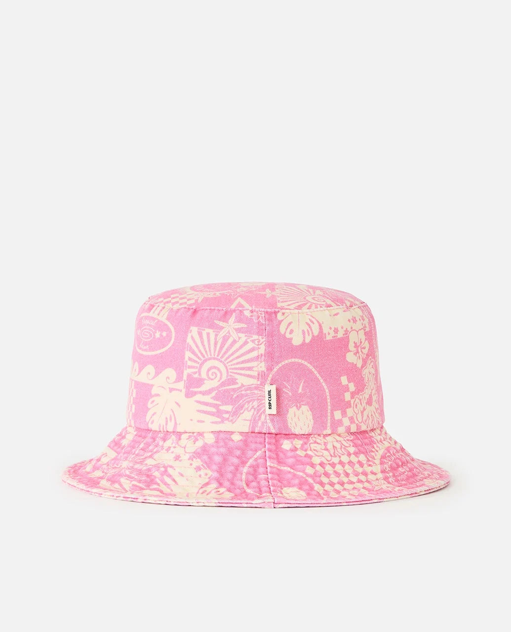 RIP CURL MIXED TWILL BUCKET HAT – KIDS – PINK