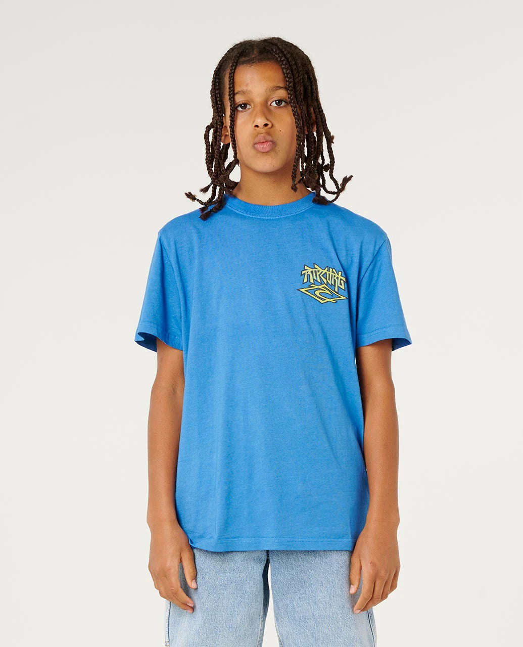 RIP CURL LIQUID TRIPS ARCH TEE - KIDS – ROYAL BLUE