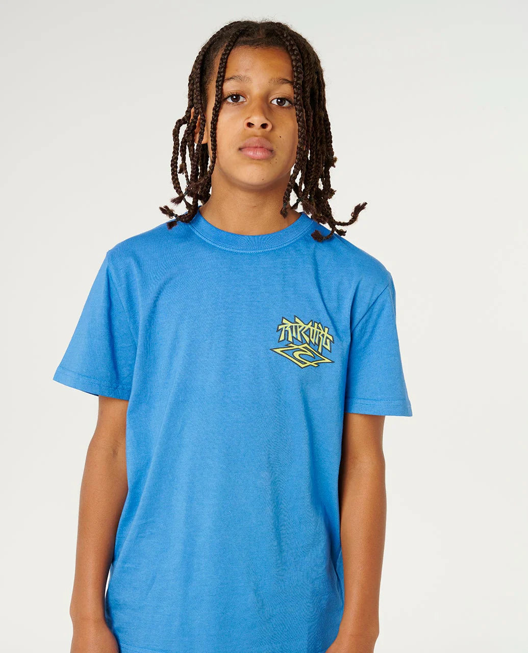 RIP CURL LIQUID TRIPS ARCH TEE - KIDS – ROYAL BLUE