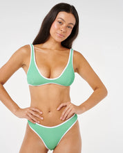 RIP CURL LUXE SURF BRALETTE – WOMENS SUPPORTIVE SWIM TOP IN IRISH GREEN
