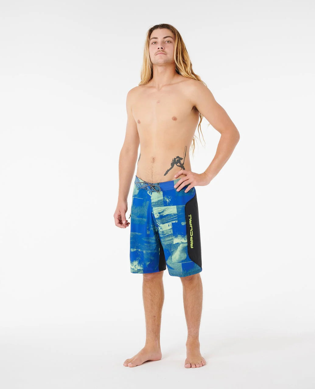 RIP CURL MIRAGE 20" SEARCH BOARDSHORT – MENS PREMIUM PERFORMANCE SURF SHORT LIME